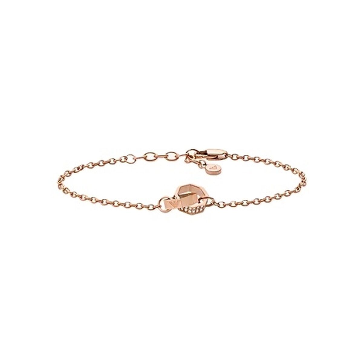 Roestvrijstalen Emporio Armani armband voor dames met luxe design en elegante details.