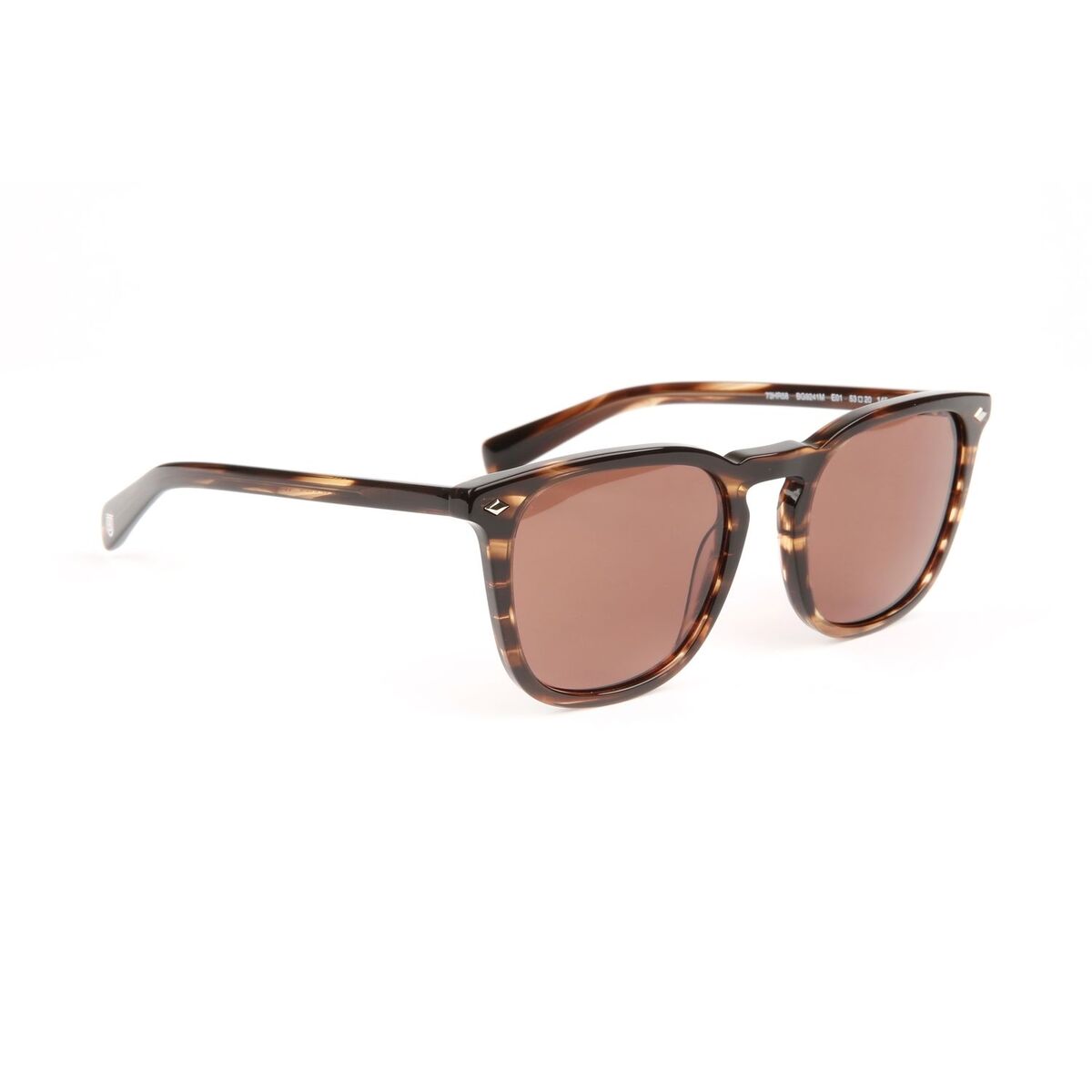 Bulget zonnebril voor heren in een modieus bruin tortoise ontwerp met UV400 bescherming.