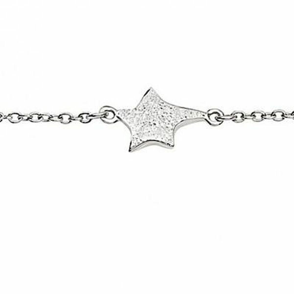 Elegante Breil armband met glinsterende ster in zilver, tijdloos ontwerp.