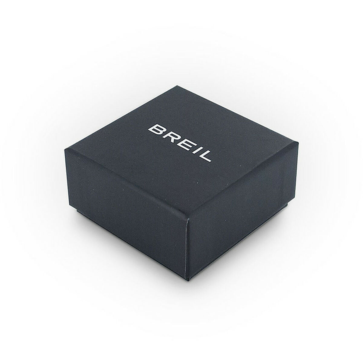 Zwart merkdoosje van Breil voor de dames armband, elegant en stevig.