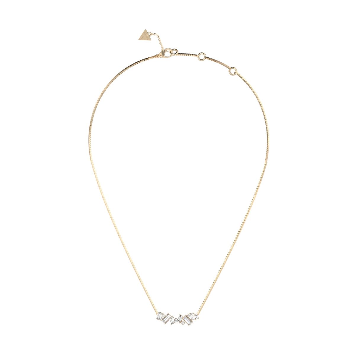 Gouden Guess ketting voor dames met elegante afwerking en stijlvol design.