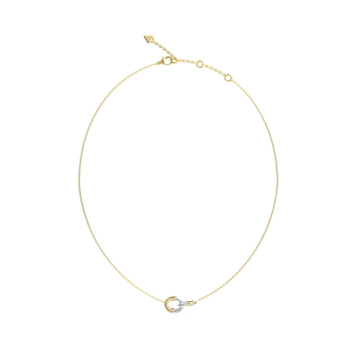 Gouden Guess ketting voor dames met elegante sluiting, ideaal voor elke gelegenheid.
