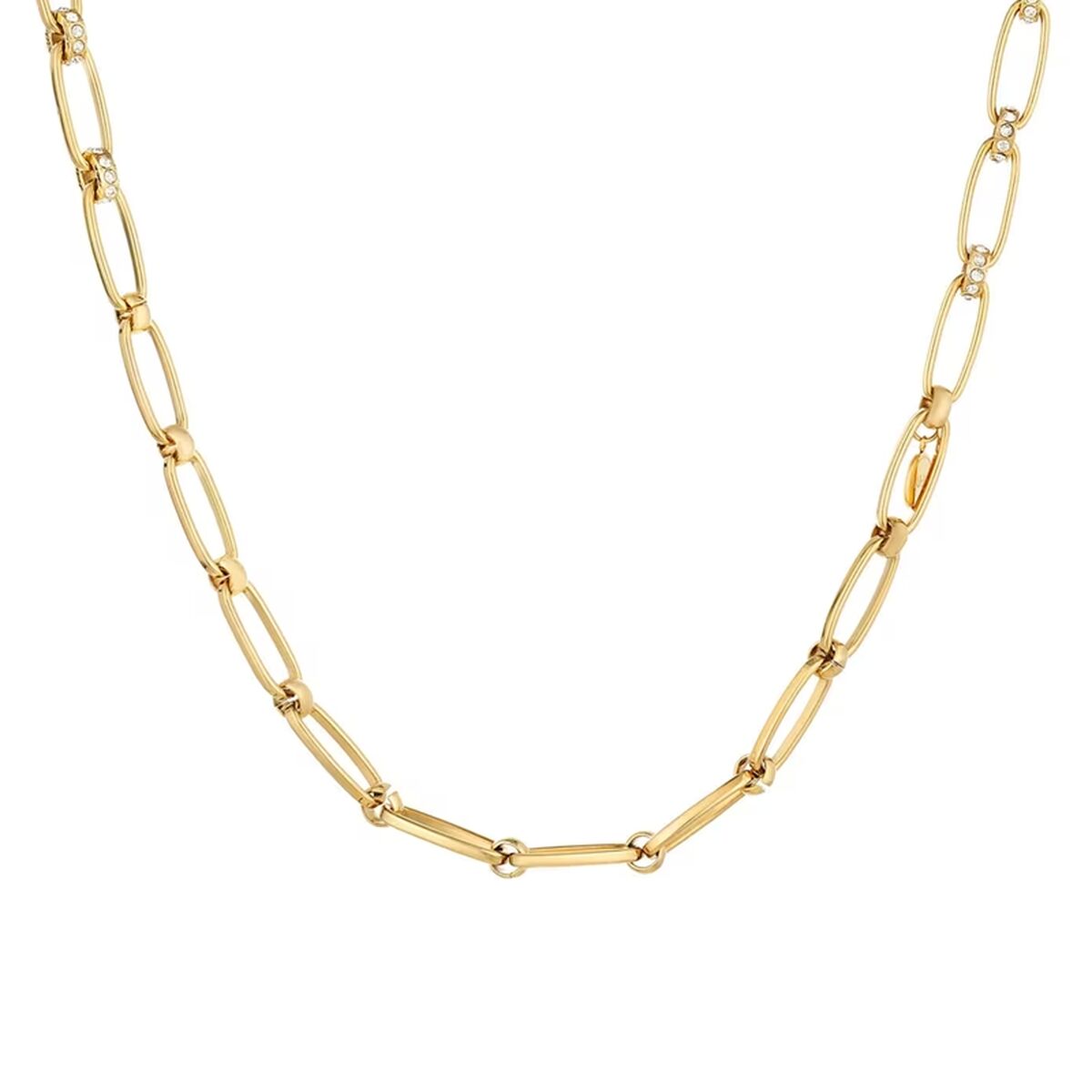 Gouden LIU JO damesketting met elegante schakels en verfijnde afwerking.