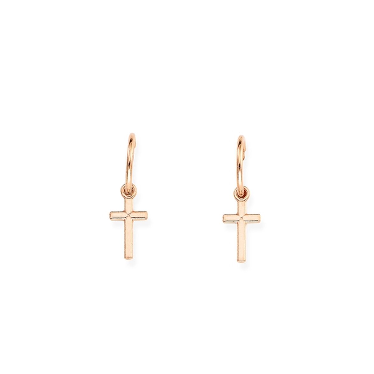 Amen oorbellen voor dames in elegante stijl met een tijdloze kruisvorm.