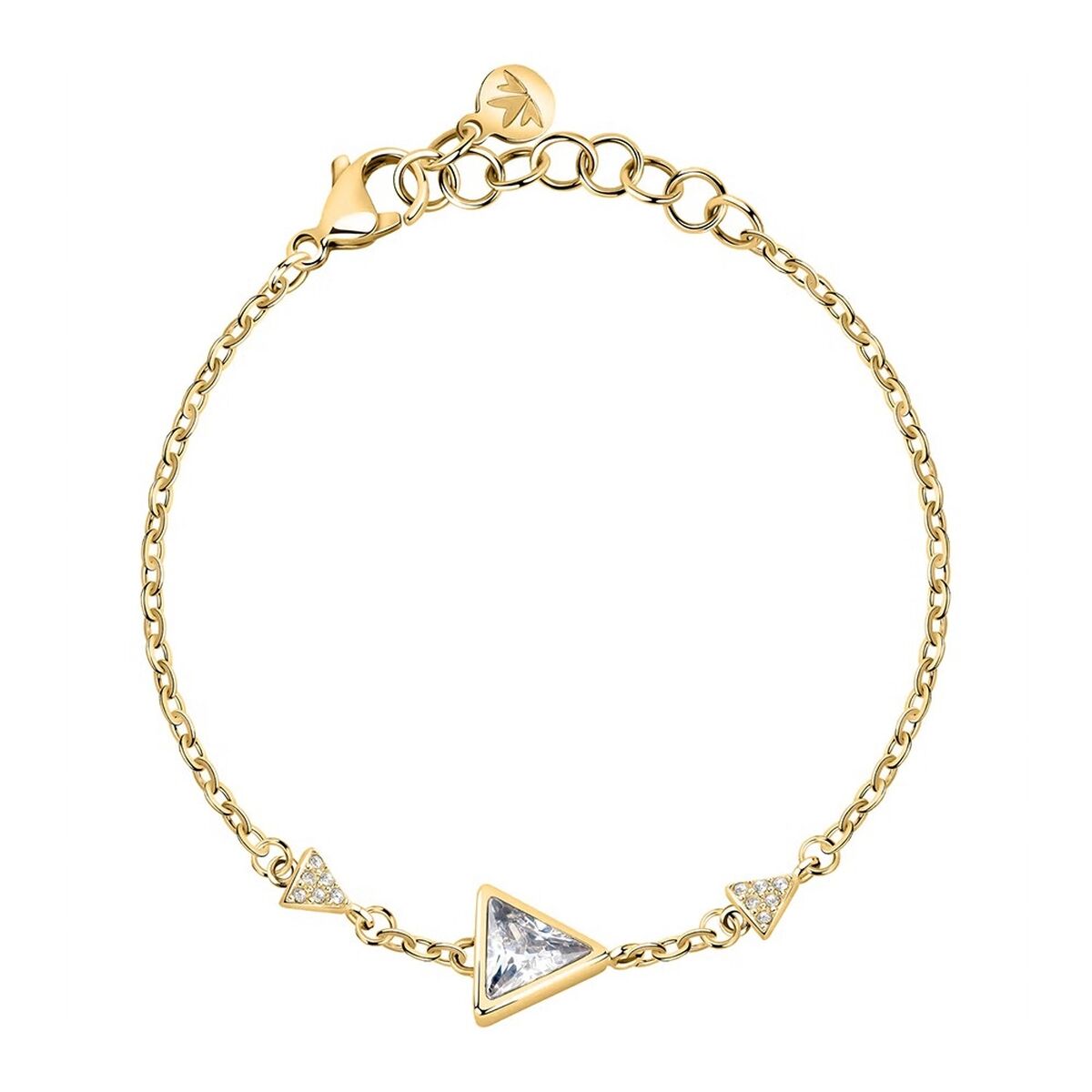 Morellato gouden armband voor dames met verfijnde driehoekige details.