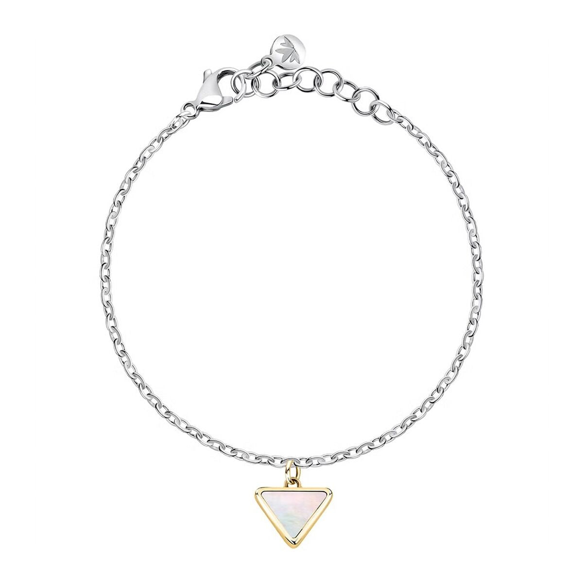 Zilverkleurige Morellato armband voor dames met elegante driehoekige hanger.