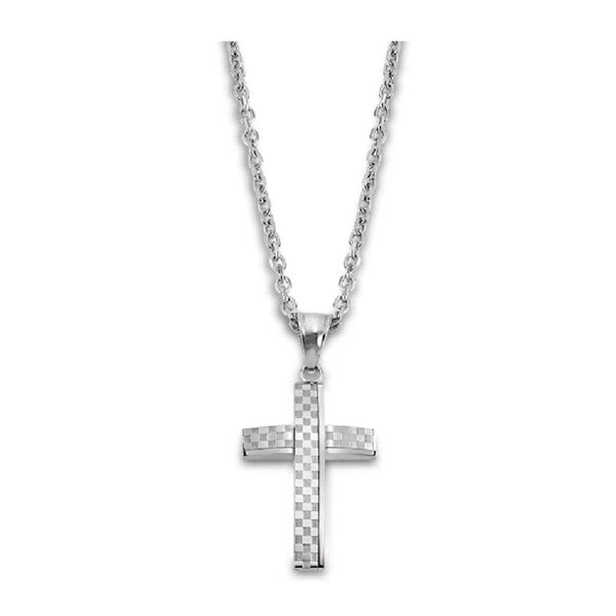 Lotus LS2105-1/1 ketting met elegant, tijdloos ontwerp en zilveren kruis.