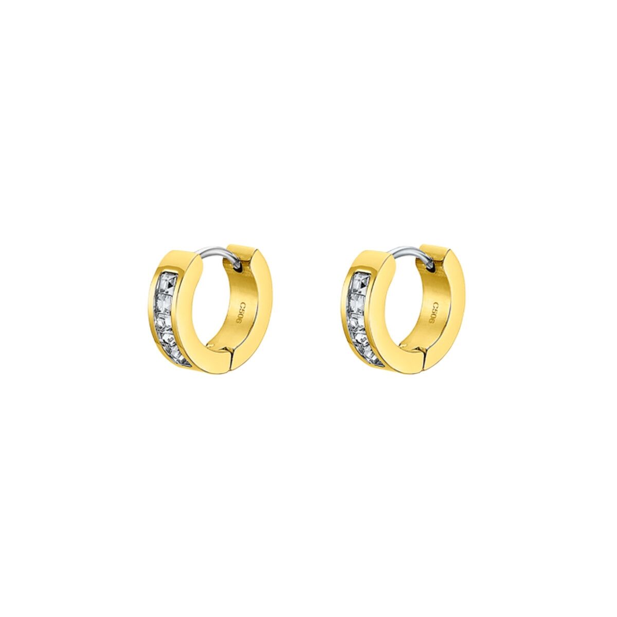 Gouden Lotus oorbellen met elegante, tijdloze uitstraling en sprankelende details.
