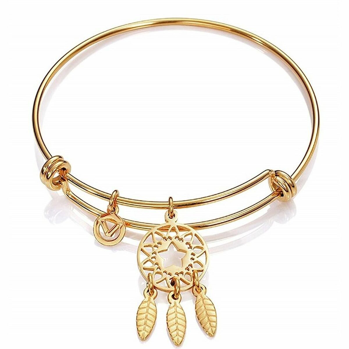 Gouden Viceroy armband met elegante hangers en tijdloos ontwerp.