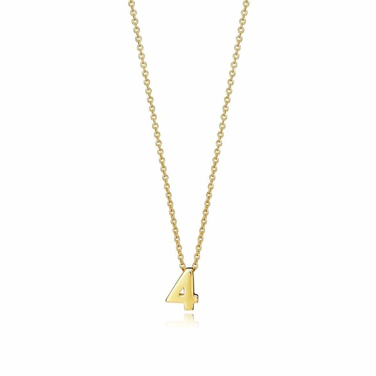 Viceroy dames ketting van sterling zilver met elegante vierkante hanger.