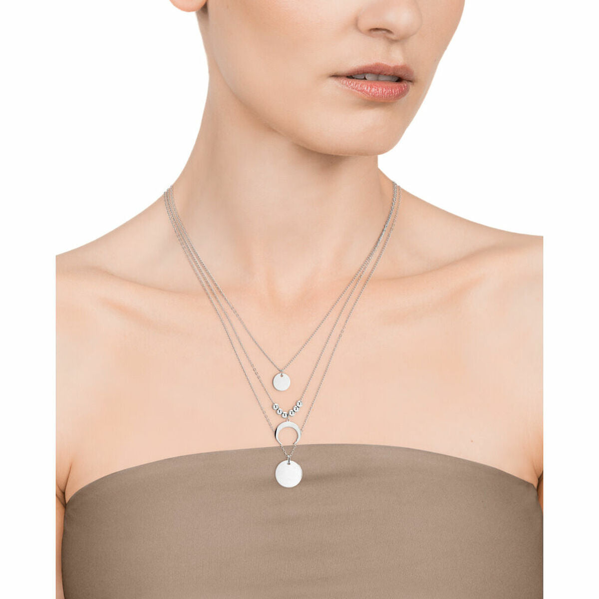 Damesketting van Viceroy met meerdere lagen en elegante zilveren details.