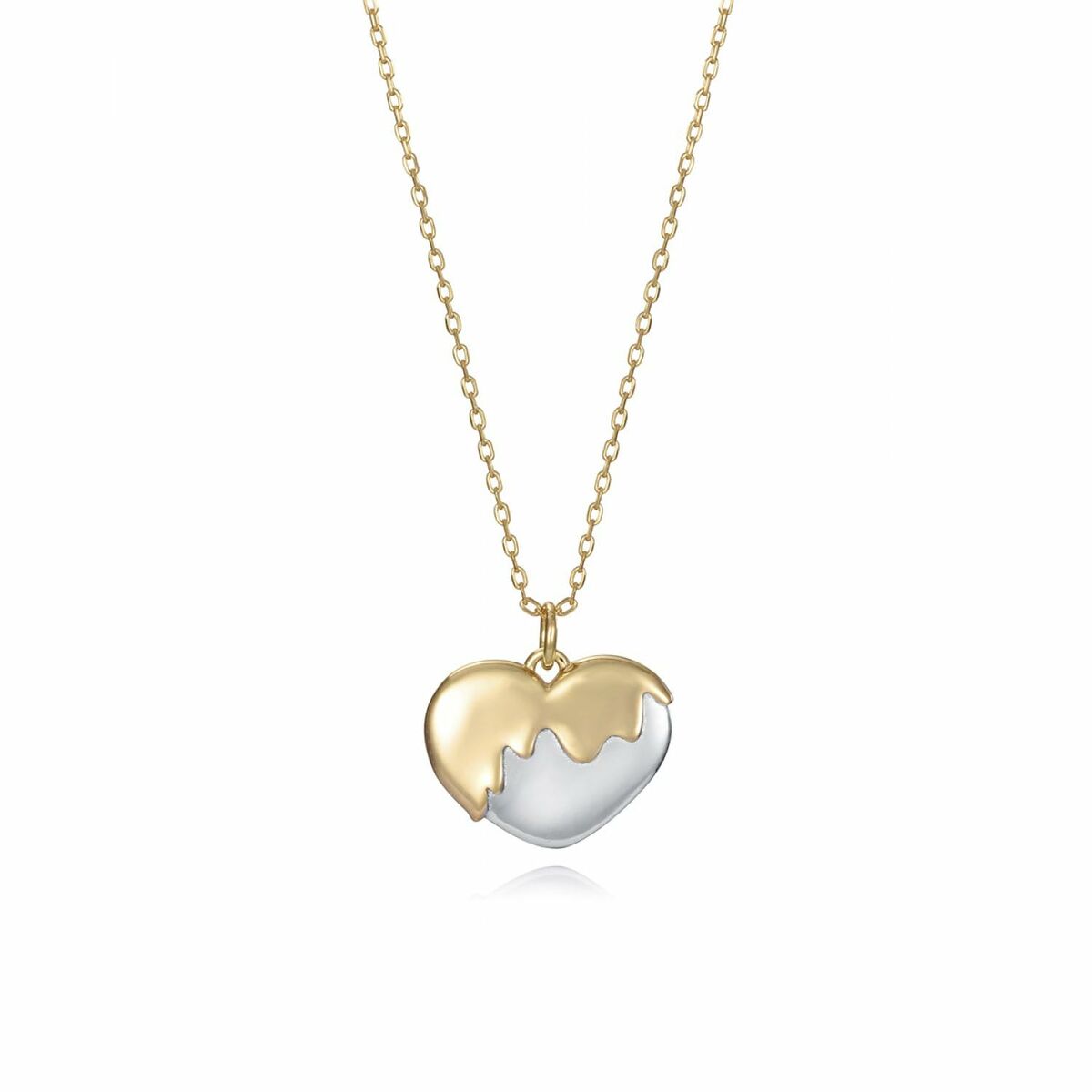 Viceroy dames ketting van sterling zilver met een elegant hartvormig ontwerp.