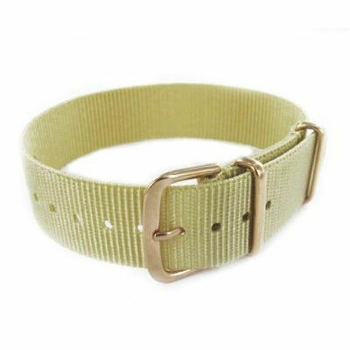 Lichte groene CO88 Collection armband met elegante metalen sluiting en uniseks design.