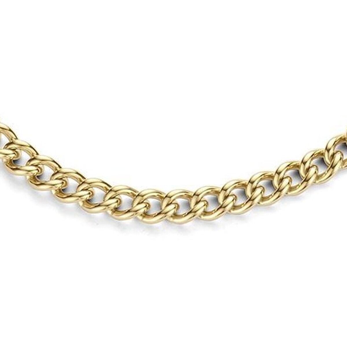 Gouden CO88 Collection dames ketting met elegante schakels, close-up detail.