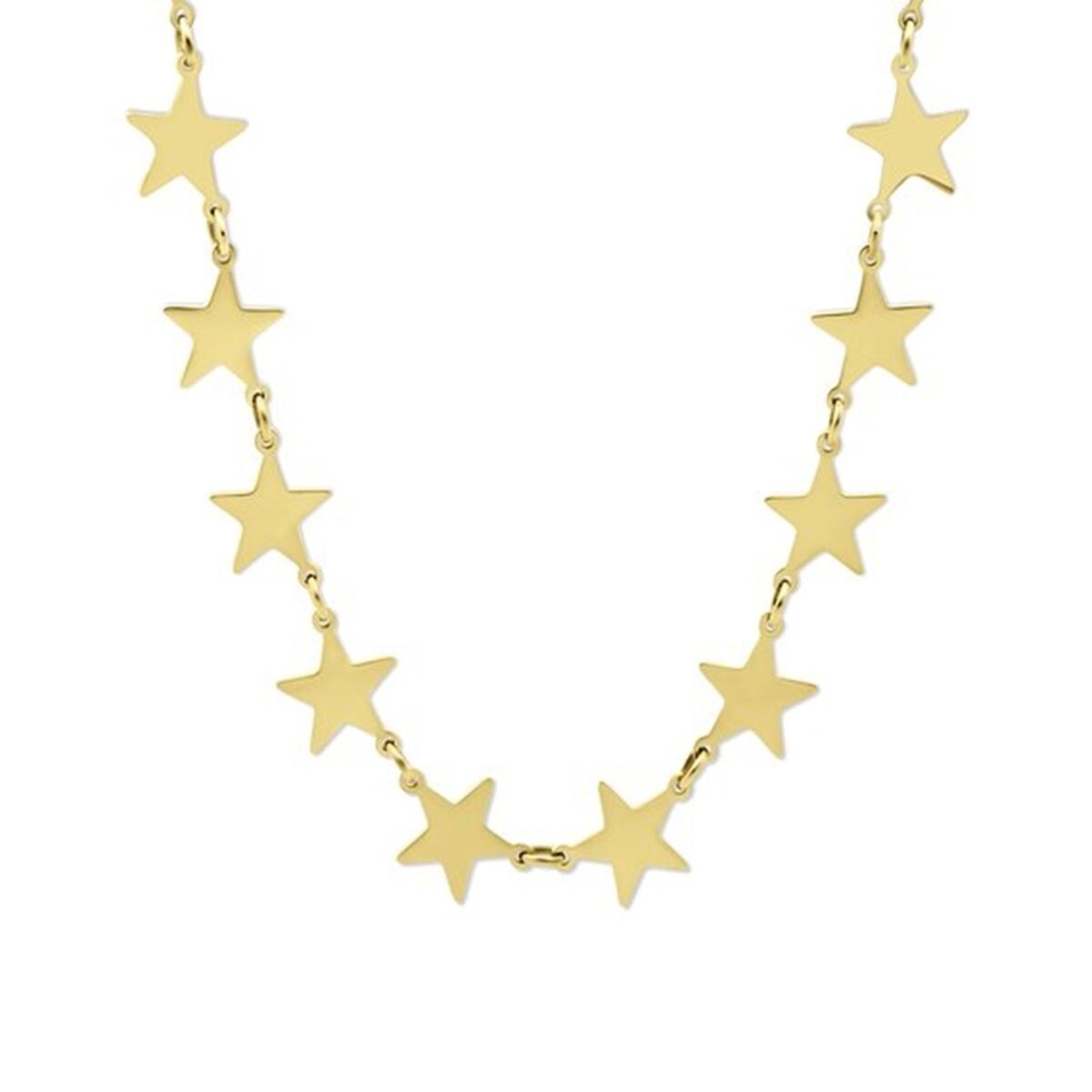 Gouden CO88 Collection damesketting met sterren, elegant en veelzijdig ontwerp.