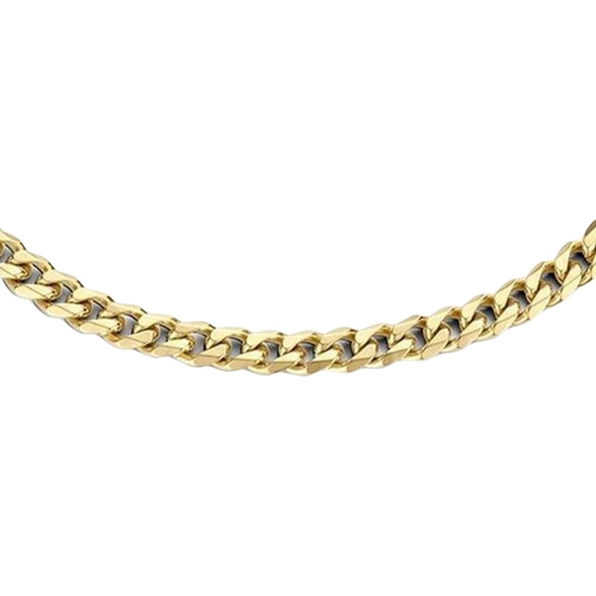 Detail van de gouden CO88 Collection damesketting met een elegante schakelstructuur.