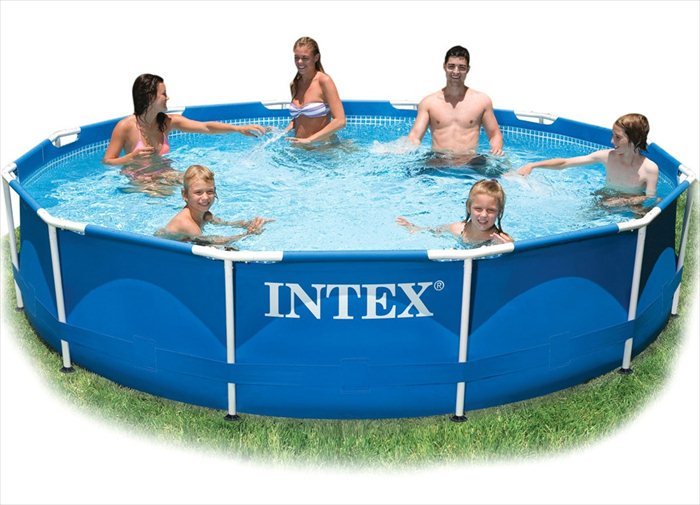 Intex Metal Frame zwembad 366 x 76 cm Zonder filterpomp