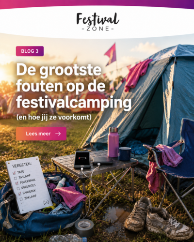 De grootste fouten op de festivalcamping (en hoe jij ze voorkomt)