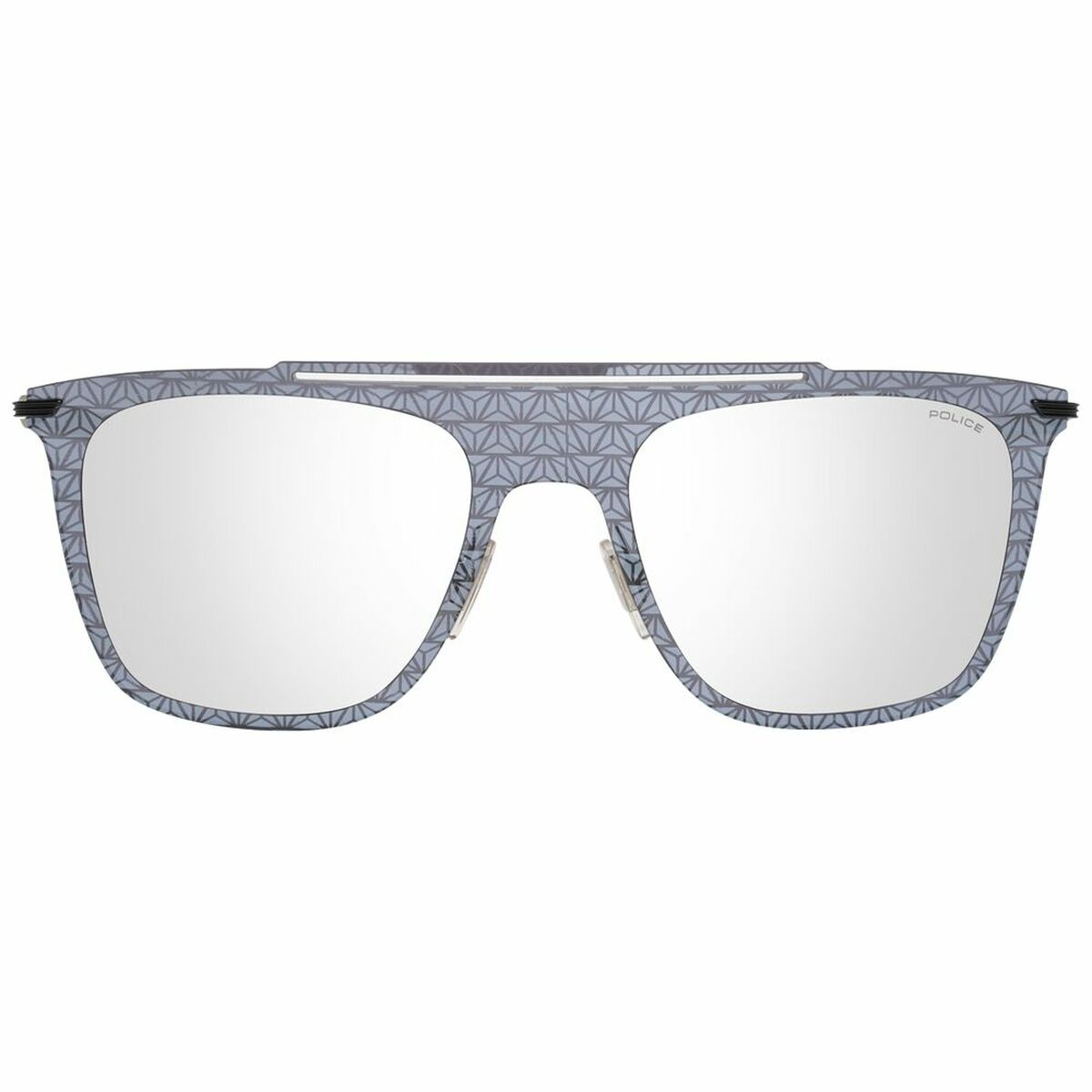 Trendy multicolour Police zonnebril voor heren met UV400 bescherming, vooraanzicht.