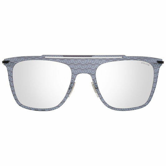 Trendy multicolour Police zonnebril voor heren met UV400 bescherming, vooraanzicht.