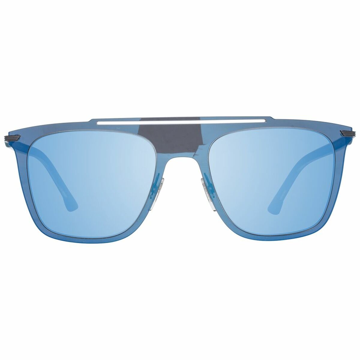 Multicolour Police zonnebril voor heren met UV400 bescherming, frontaanzicht.
