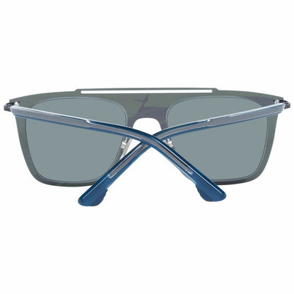 Zijaanzicht van de Police Zonnebril Heren PL581M met multicolour frame en grijze glazen.