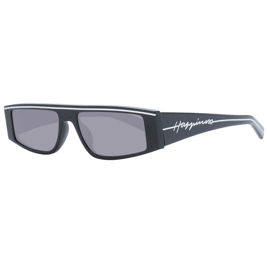 Zwarte Sting zonnebril voor heren met UV400 bescherming en trendy design.