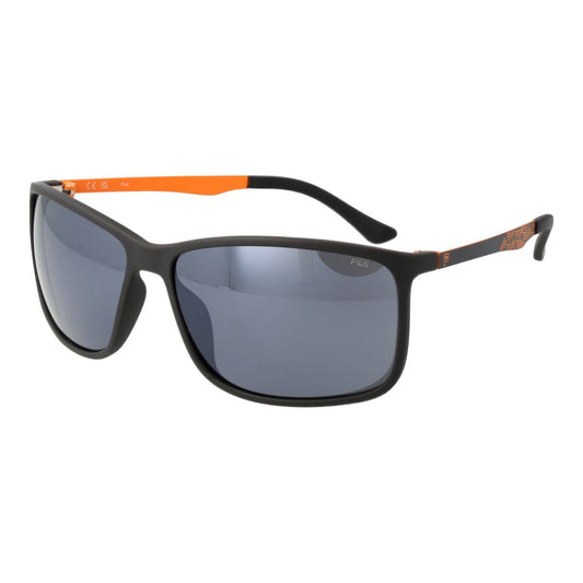 Stijlvolle Fila zonnebril voor heren met multicolour frame en UV400 bescherming.