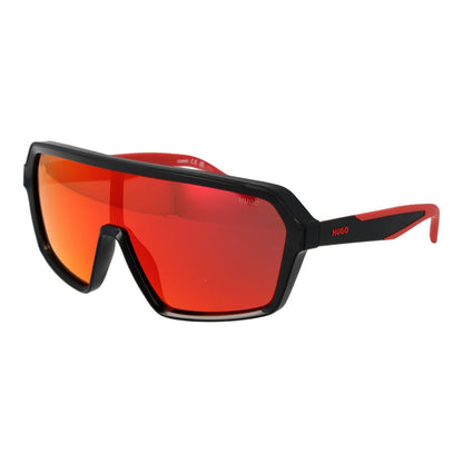 Hugo Boss zonnebril voor heren in elegant zwart met UV400 bescherming.
