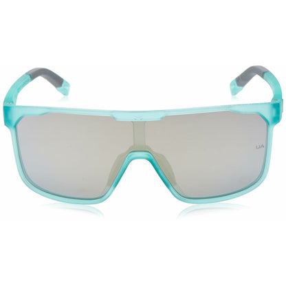 Zijaanzicht van de Under Armour zonnebril in multicolour met UV400 bescherming.