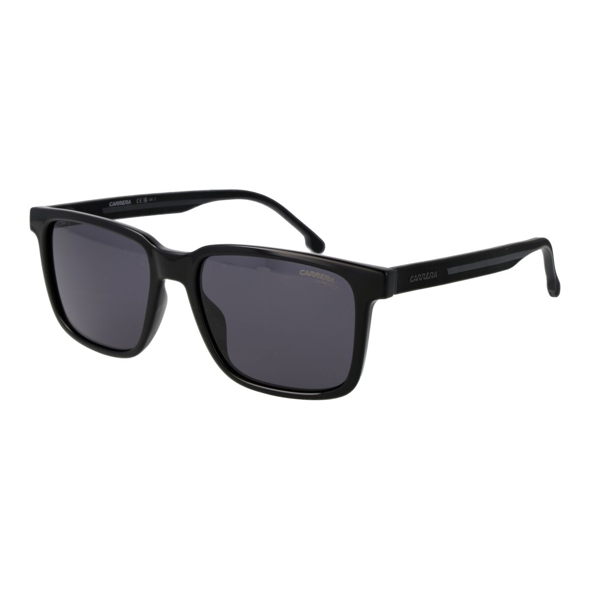 Carrera C SPORT 13_S zonnebril voor heren in zwart met donkere glazen.