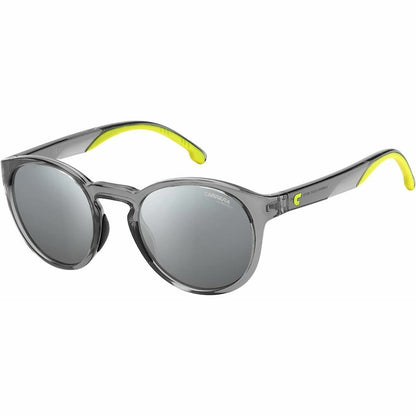 Zilveren Carrera zonnebril voor heren met comfortabele pasvorm en UV400 bescherming.