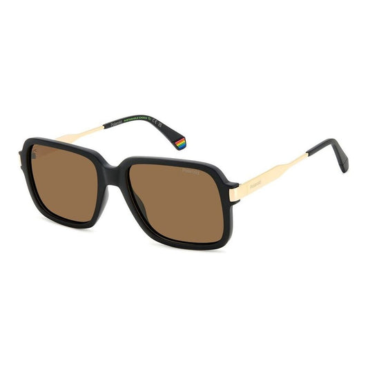 Polaroid zonnebril voor heren in multicolour met UV400 bescherming, zijaanzicht.