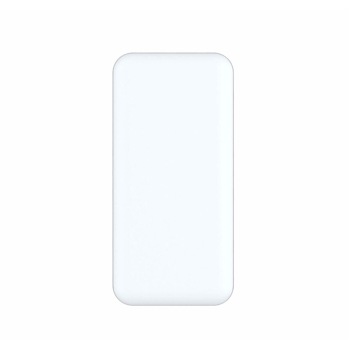 Zijaanzicht van de witte D-Link DPP-201 powerbank met een slank ontwerp.