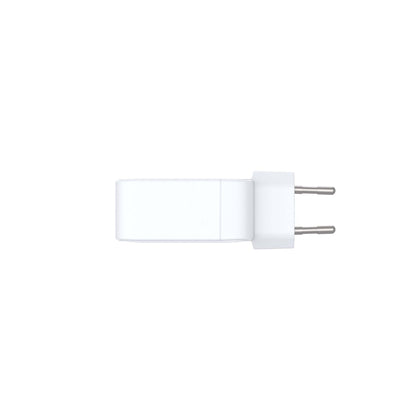 Detail van de witte D-Link DCF-141/E powerbank met een vlakke, gestroomlijnde vorm.
