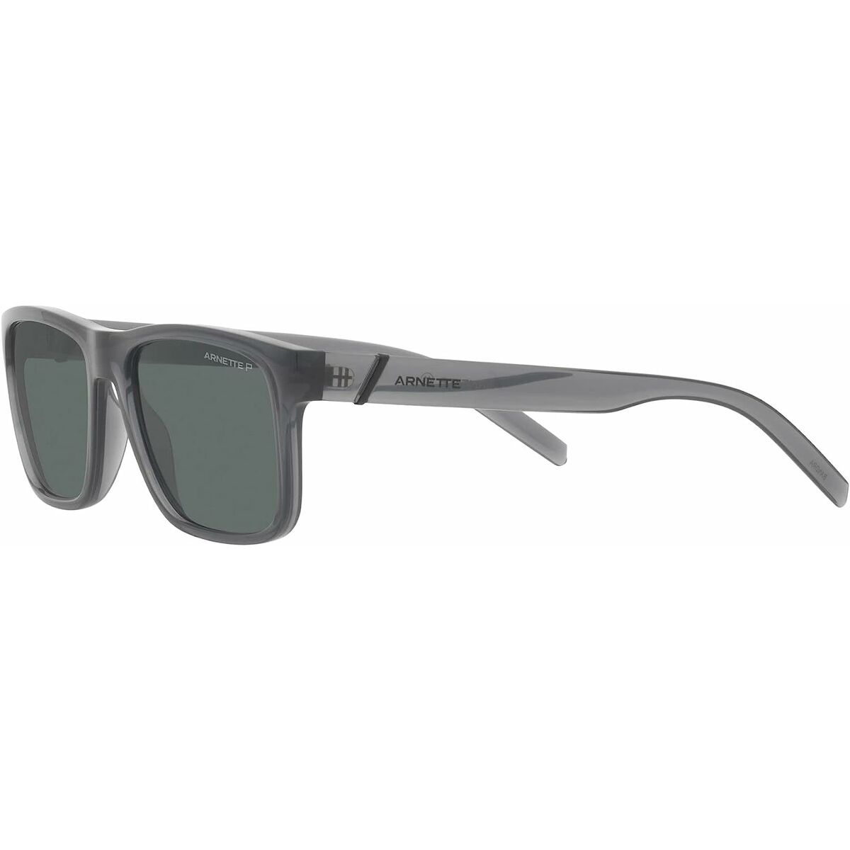 Zijaanzicht van de Arnette BANDRA zonnebril in multicolour met UV400 bescherming.