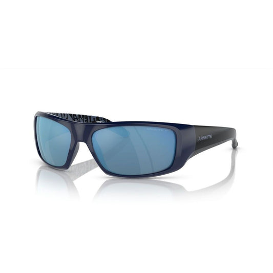 Arnette zonnebril Heren HOT SHOT AN 4182 met blauw glazen en multicolour montuur.