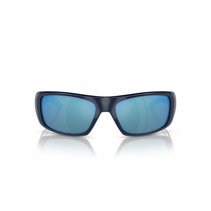 Zijaanzicht van de Arnette zonnebril Heren HOT SHOT AN 4182 met blauwe glazen.