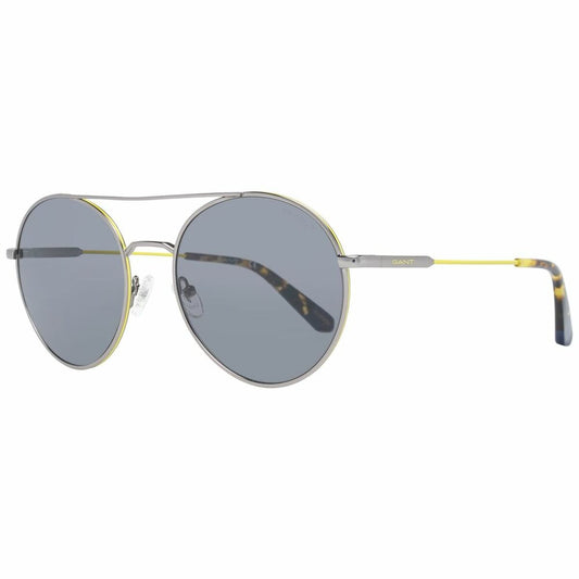 Gant zonnebril heren GA7117 met multicolour frame en grijze glazen, zijaanzicht.