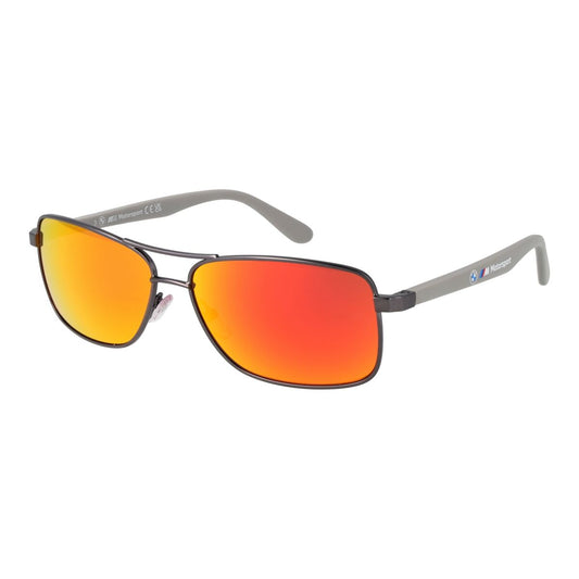 BMW Zonnebril Heren BS0017 6008U met multicolour lenzen en UV400 bescherming.