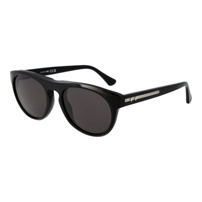 Zwarte Web Eyewear zonnebril voor heren met UV-bescherming en elegant ontwerp.