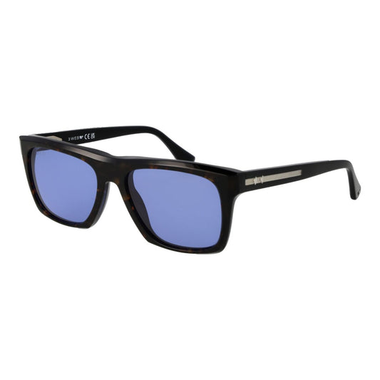 Web Eyewear zonnebril voor heren met elegant ontwerp en blauwe glazen.
