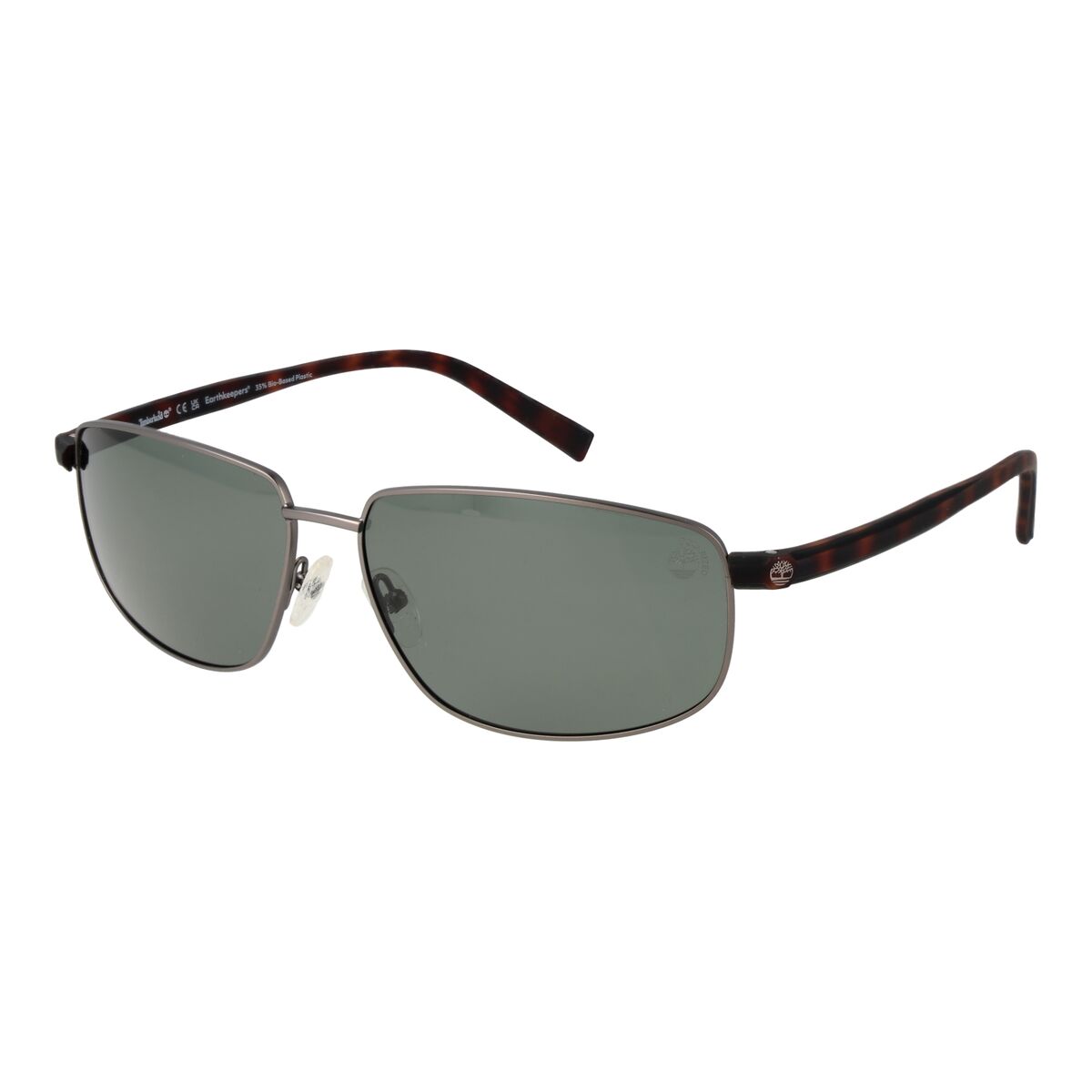 Timberland zonnebril TB9325 6509R met elegante vorm en grijze glazen.