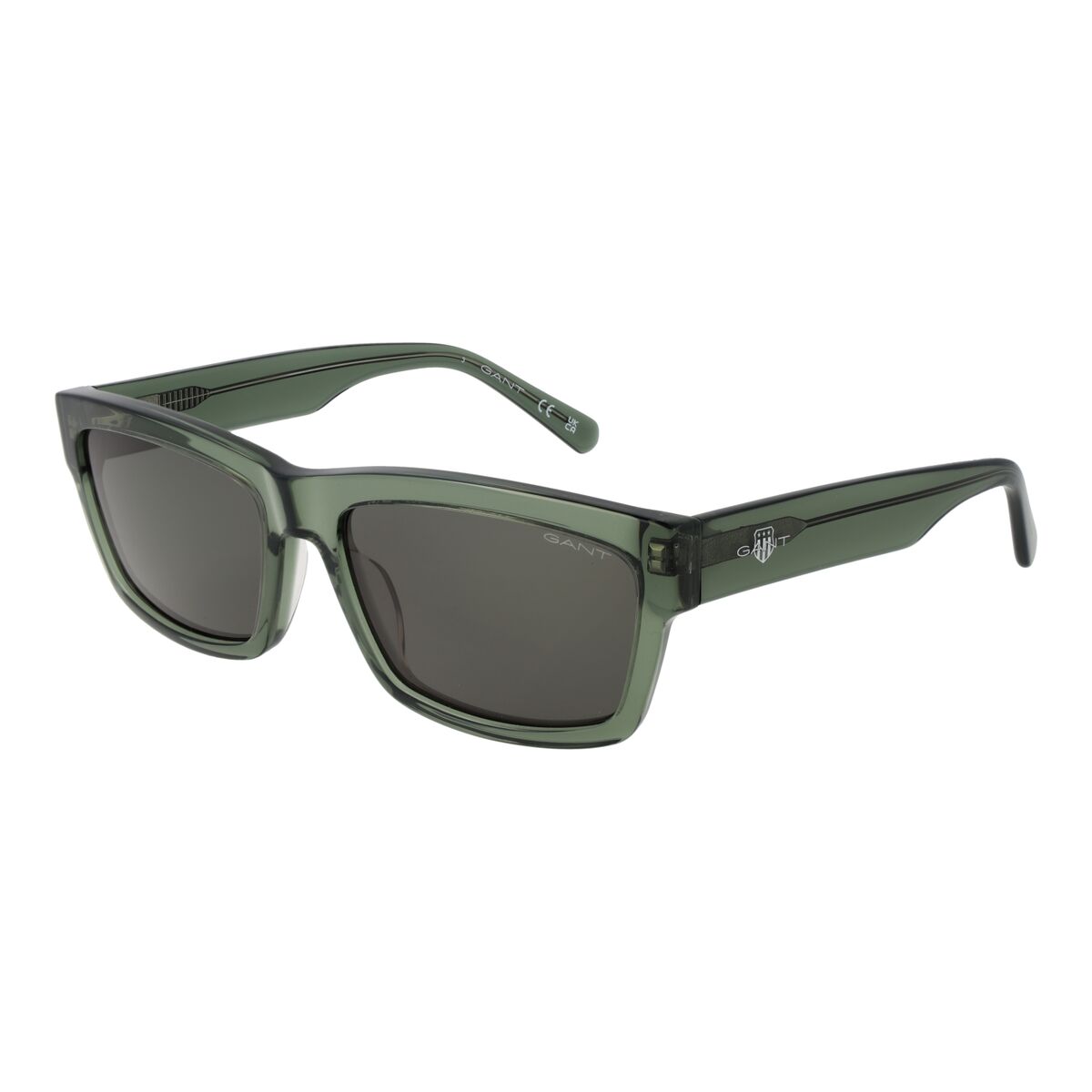 Gant zonnebril heren in multicolour met volledige UV400-bescherming, schuin zijaanzicht.