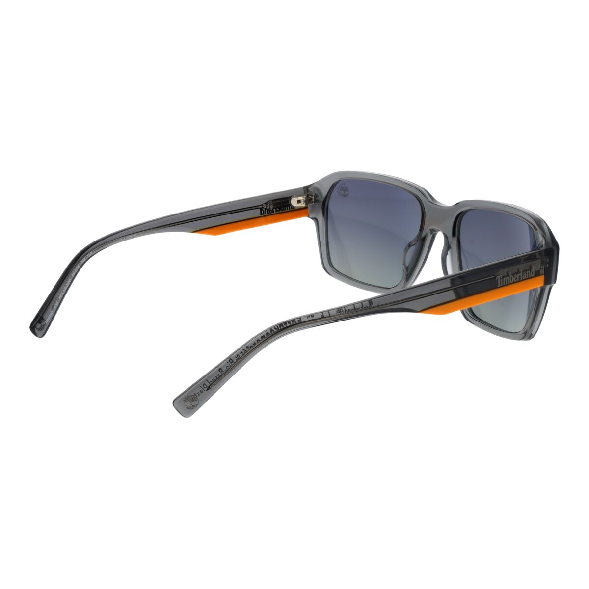 Zijaanzicht van de Timberland zonnebril met multicolour frame en UV400 bescherming.