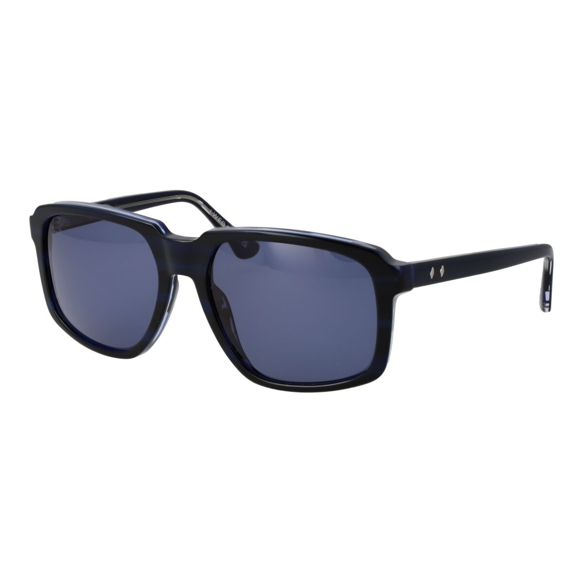 Zwarte Web Eyewear zonnebril voor heren met UV400 bescherming en modern design.