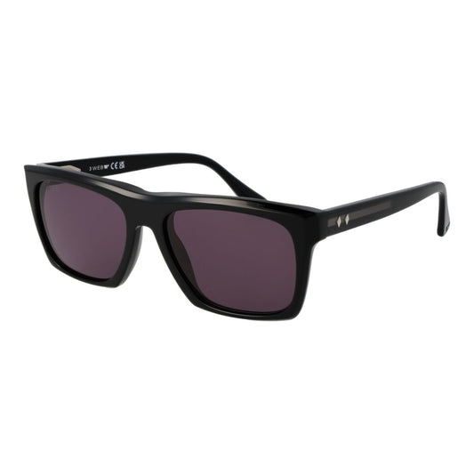 Zwarte Web Eyewear zonnebril voor heren met elegante UV400 bescherming.