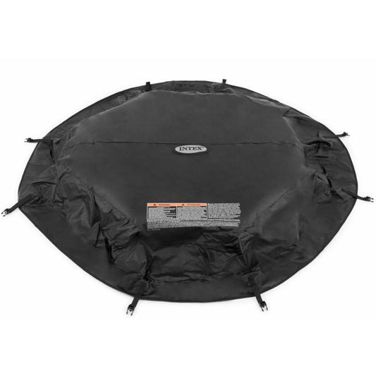 Spa cover octagon 6 pers black voor 28456 en 28462