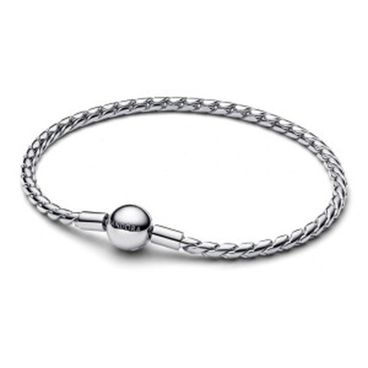 Zilverkleurige Pandora armband voor dames van 23 cm met elegant design.