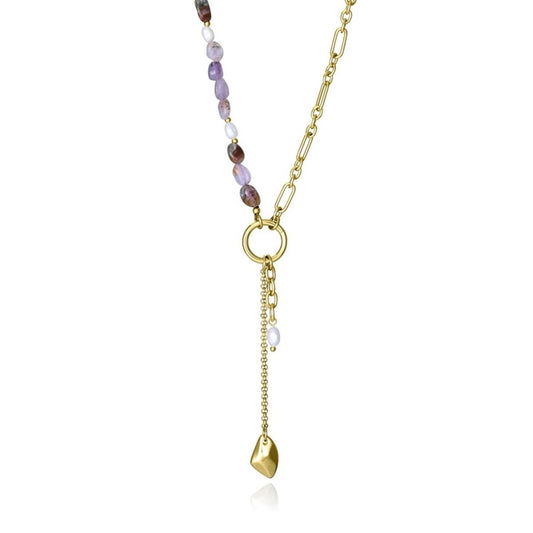 Gouden Viceroy ketting met elegante schakels en een sierlijke hanger.